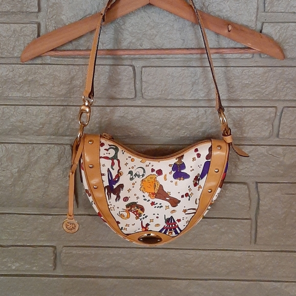 Piero Guidi Handbags - Piero Guidi white 'Magic Circus' shoulder bag